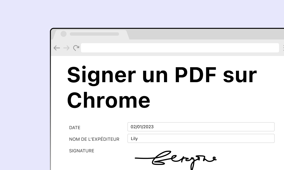 Comment signer un PDF dans Chrome