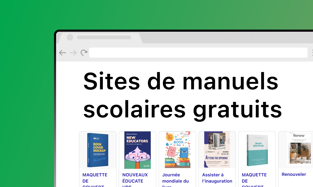 Sites de manuels scolaires gratuits