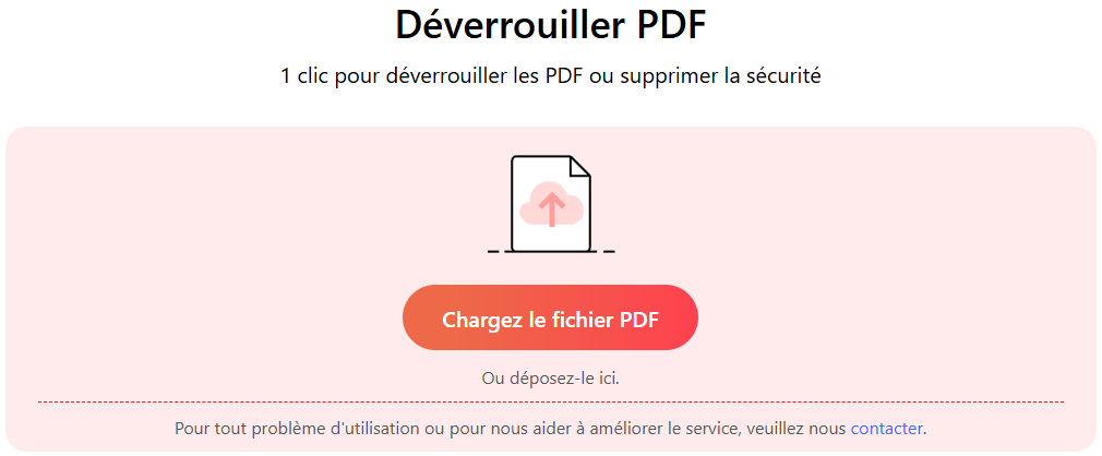 Télécharger un Fichier dans le Déverrouilleur de PDF en Ligne