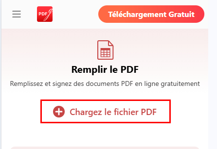 Sélectionner un fichier PDF