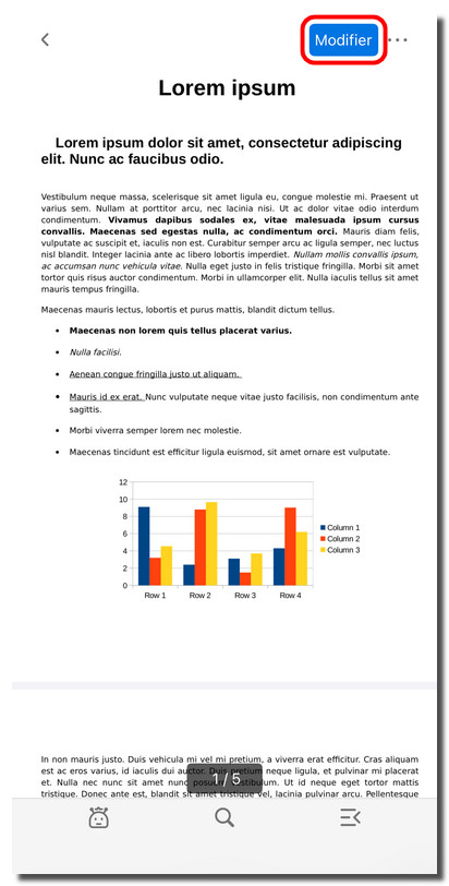 Entrer en mode d’édition