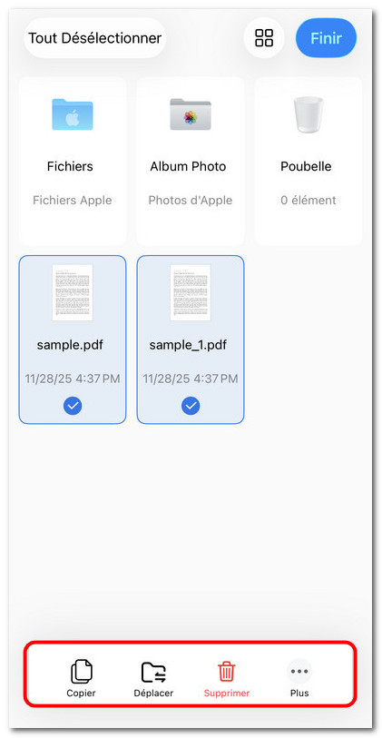 Gérer plusieurs fichiers dans PDFgear