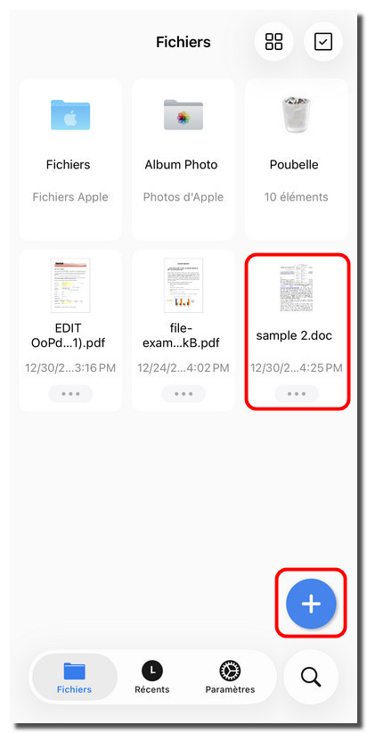 Ouvrir un document Word dans PDFgear
