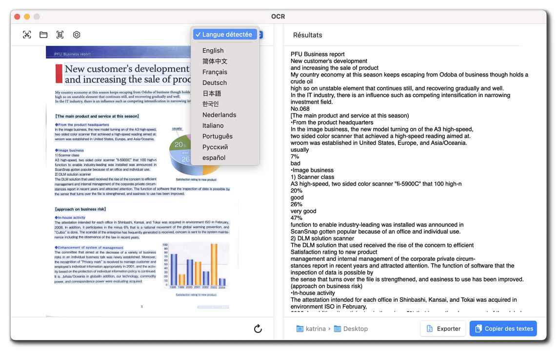 Extraire le texte d’un PDF scanné