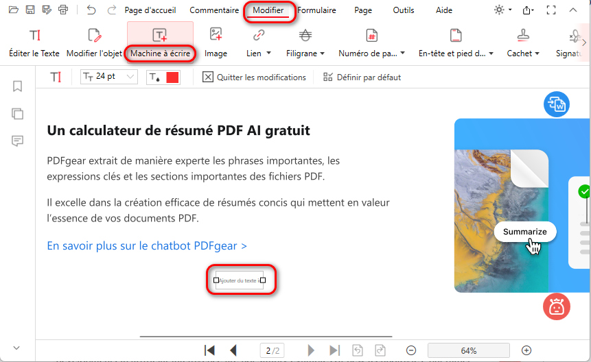 Ajouter du texte