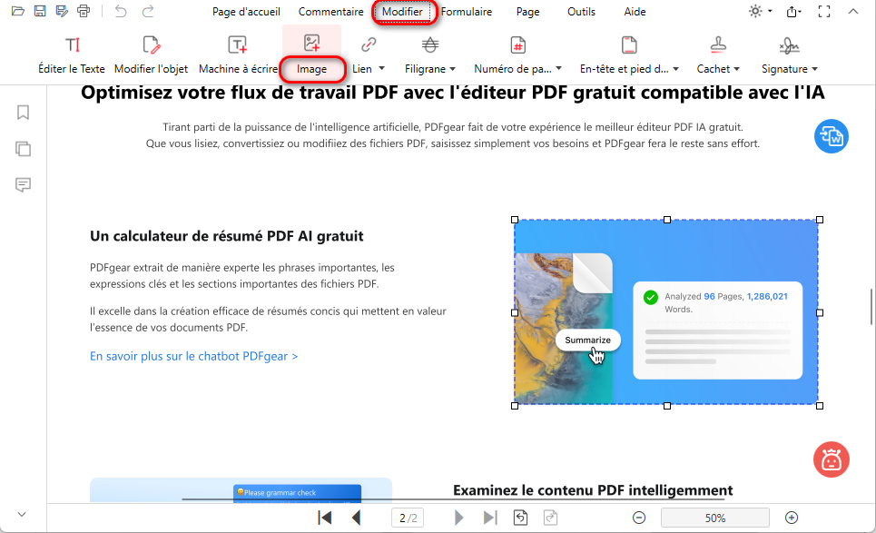Ajouter des images à un PDF