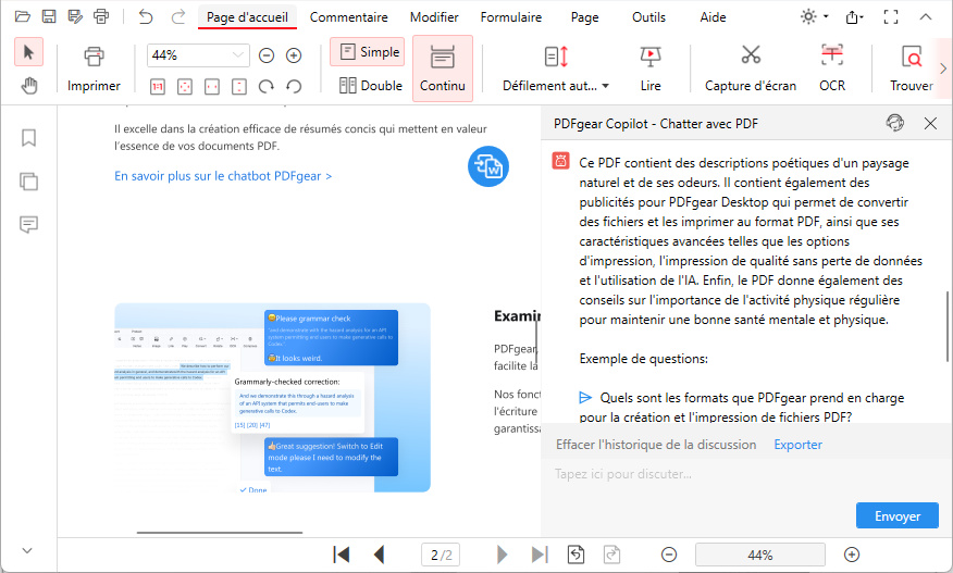 Résumer un PDF