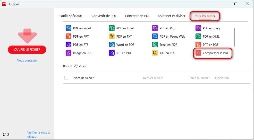 Compresser des fichiers PDF en lot | Guide de l'utilisateur