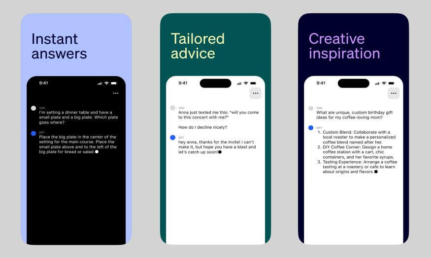 ChatGPT AI App on iPhone