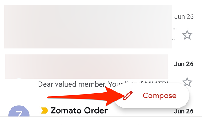 Compose Option on Gmail