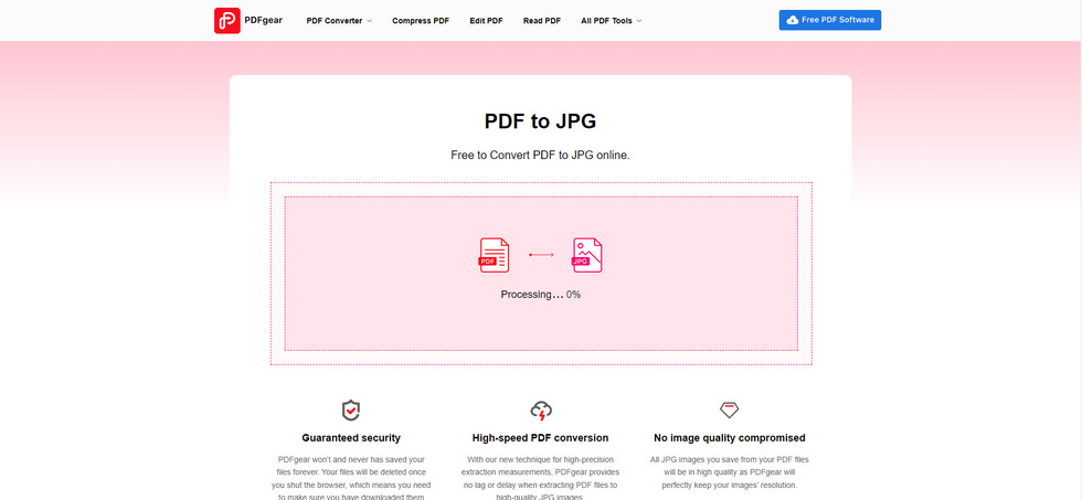 Convert PDF to JPG