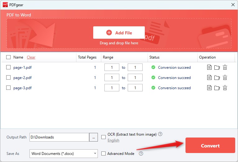 Convert PDF to Word Now