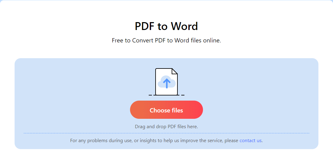 Convert PDF to Word Online in PDFgear
