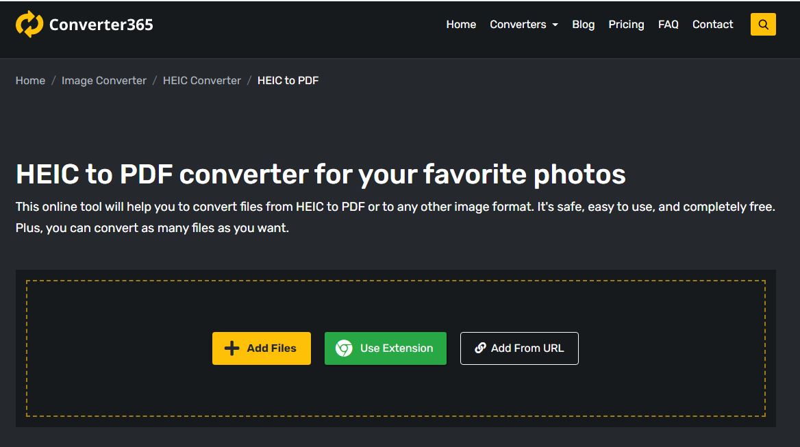 Converter365 HEIC Converter