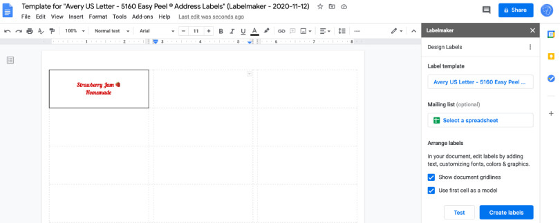 Edit and Create Labels via Labelmaker