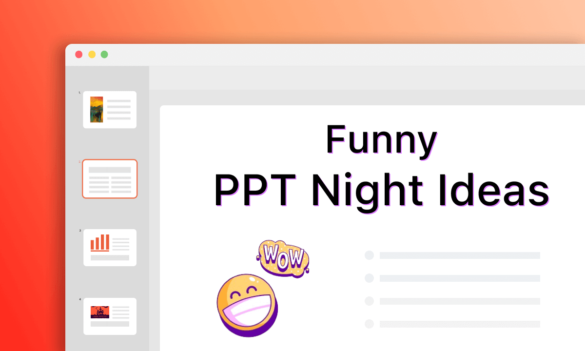 26 Most Unique and Funny PowerPoint Presentation Night Ideas