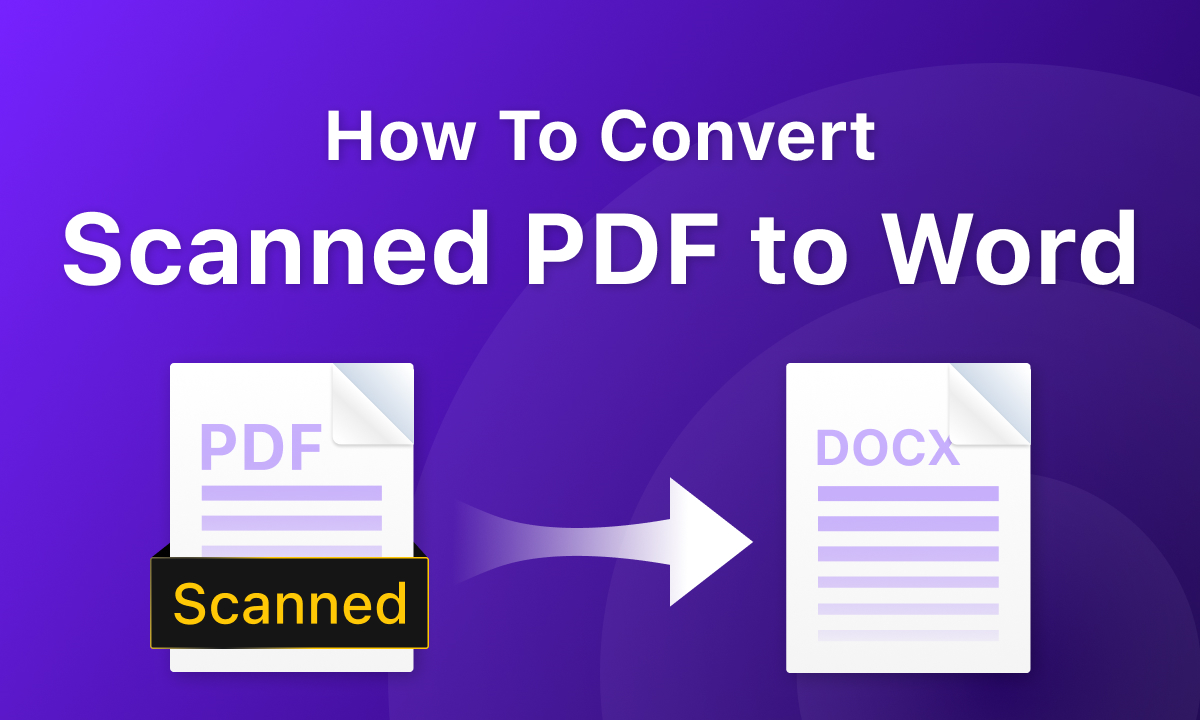 How To Convert Scanned PDF to Word