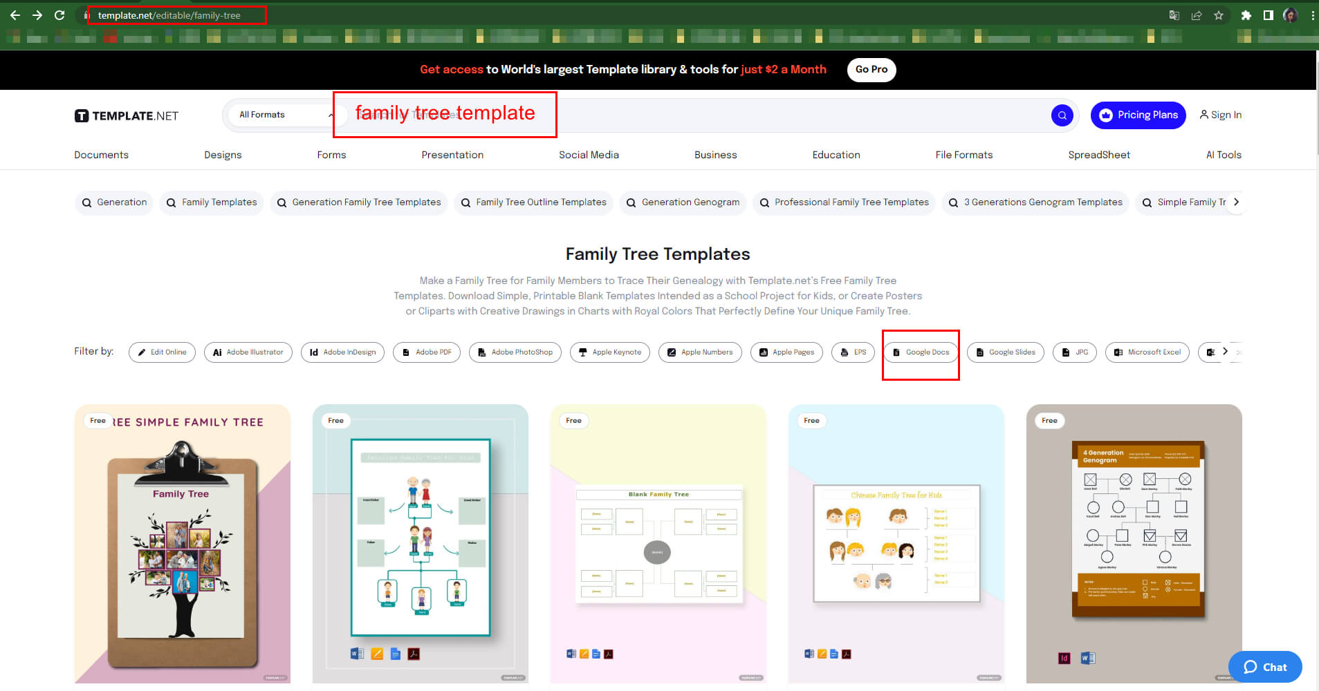 Download A Family Tree Template