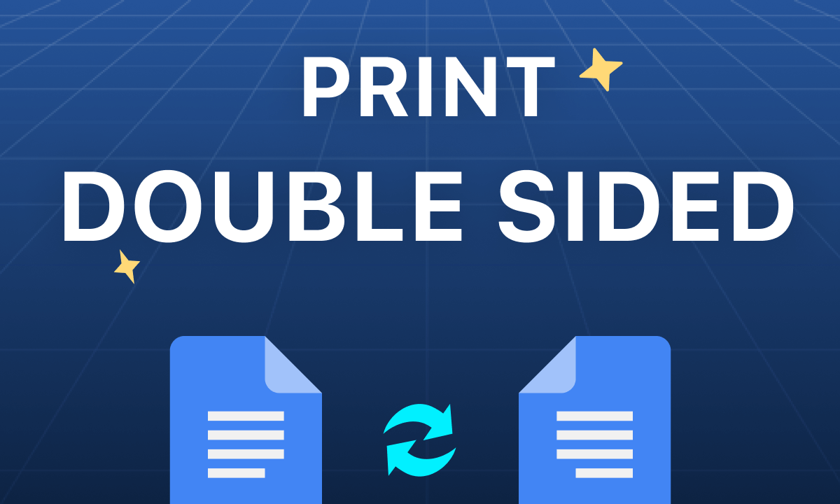How to Print Double-Sided on Google Docs