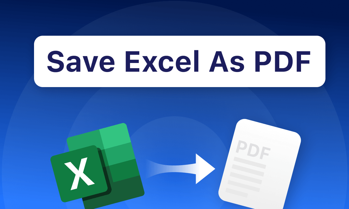 How To Save Excel as PDF With or Without Software