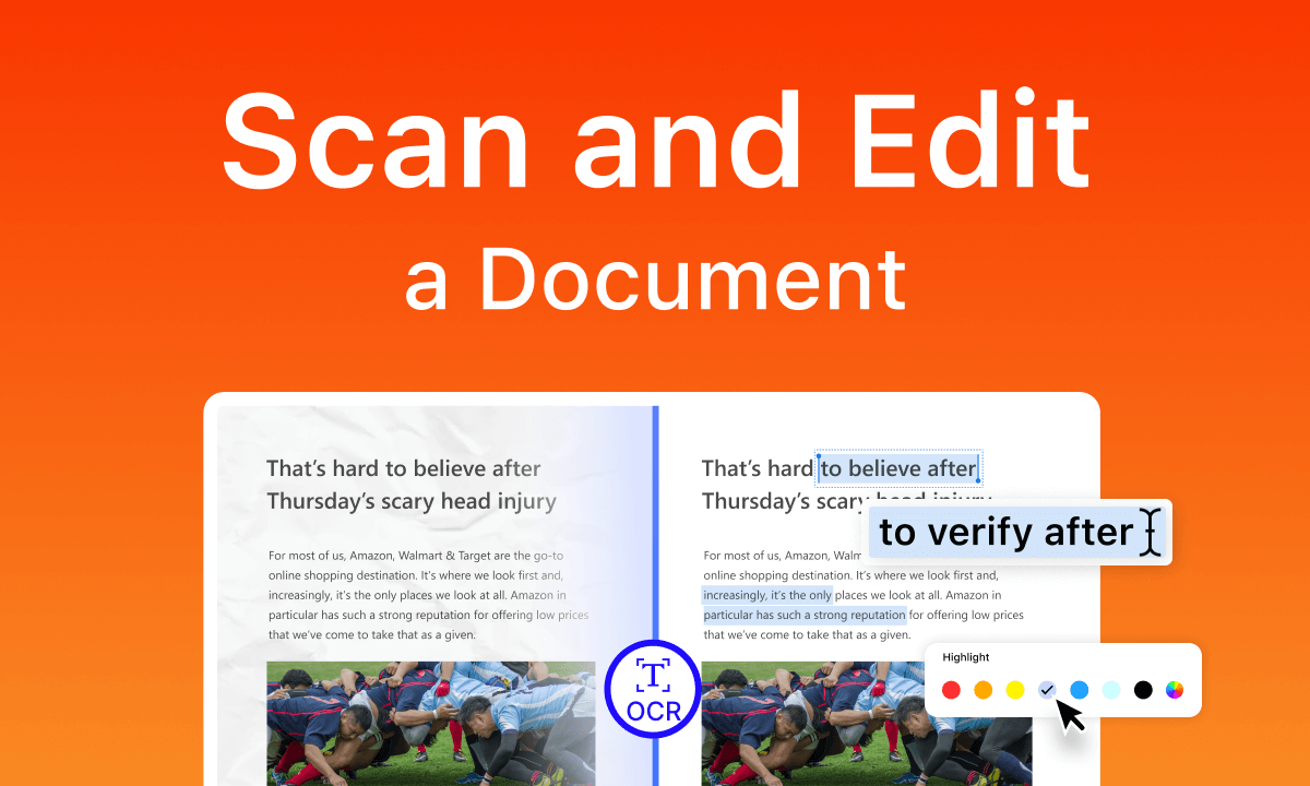How to Scan and Edit a Document for Free