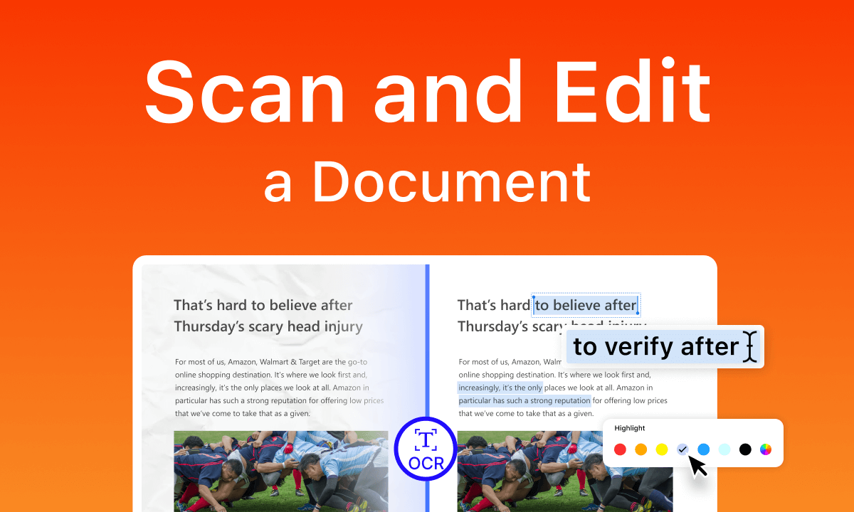 How to Scan and Edit a Document