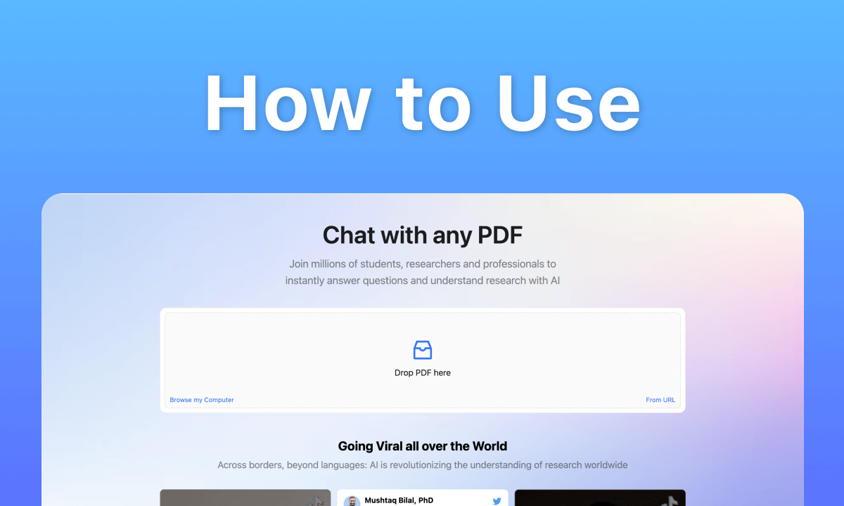 How to Use ChatPDF