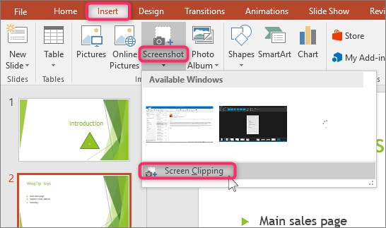 Import PDF to PowerPoint as Screenshot