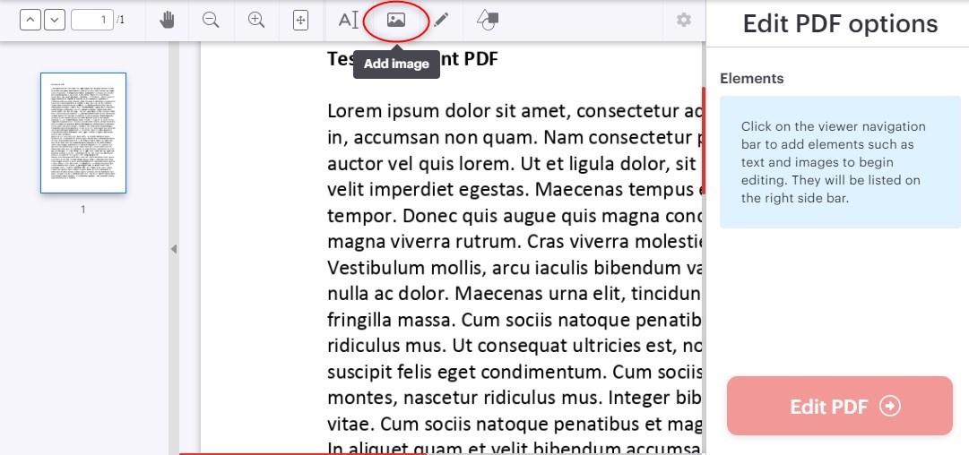 Insert Image into PDF Using iLovePDF