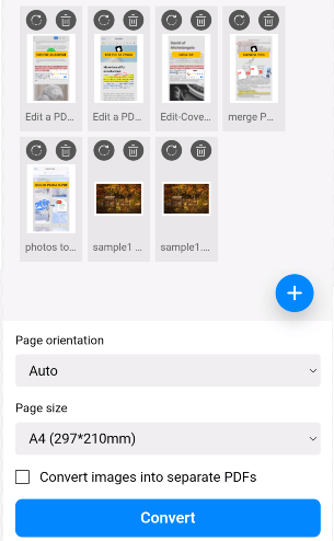Convert Picture to PDF iPhone