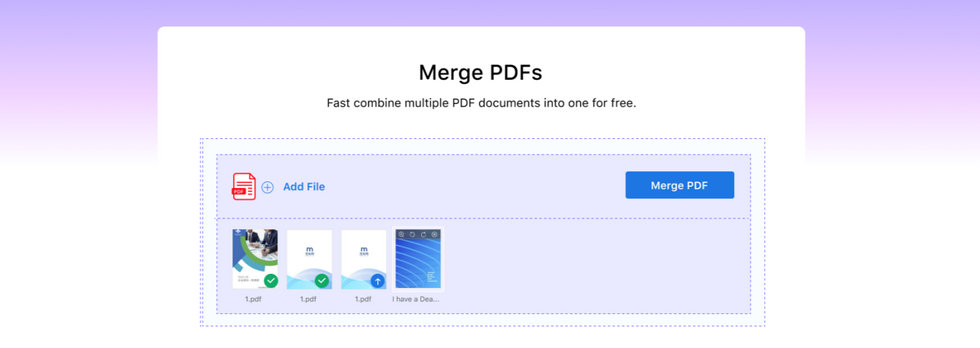 Merge PDF PDFgear