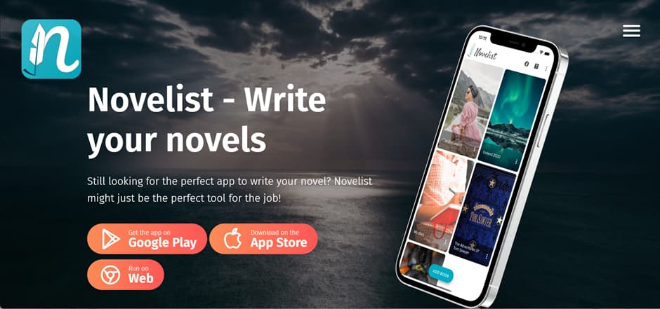 Novelist Writing App for Android