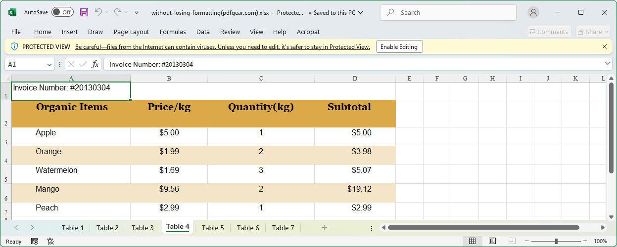PDFgear Online Result