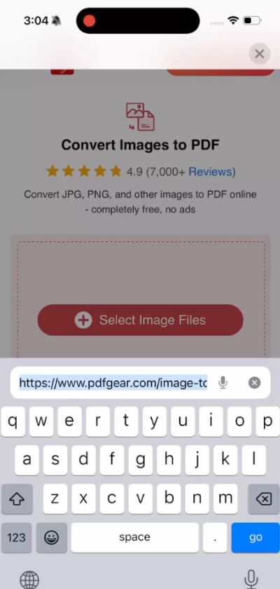 Picture to PDF iPhone