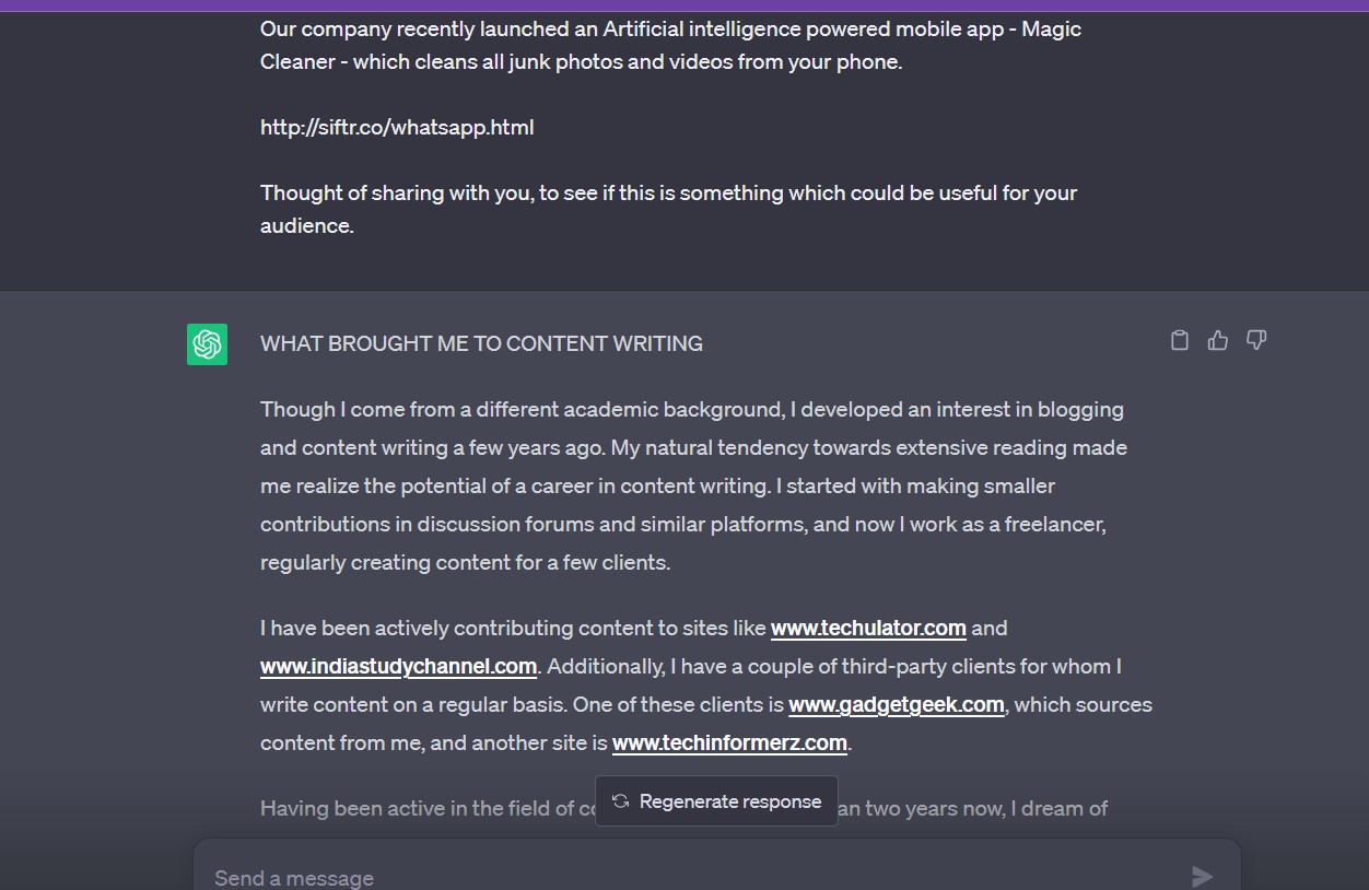 Ask ChatGPT to Proofread Your Resume