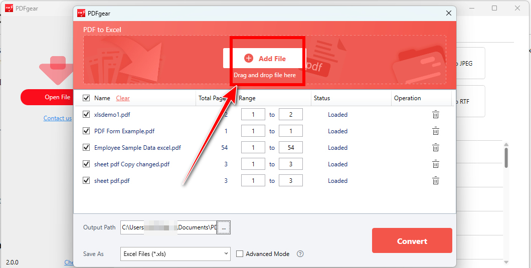 Import PDF in Batches
