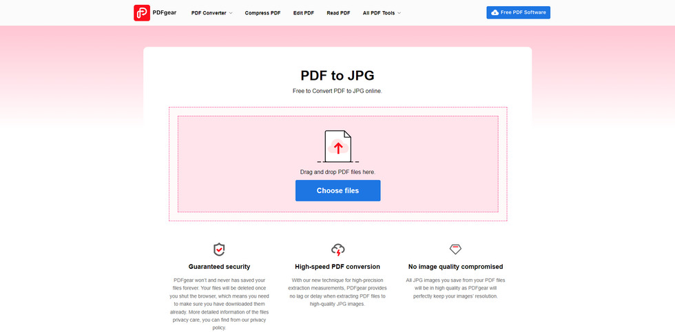 Upload PDF files