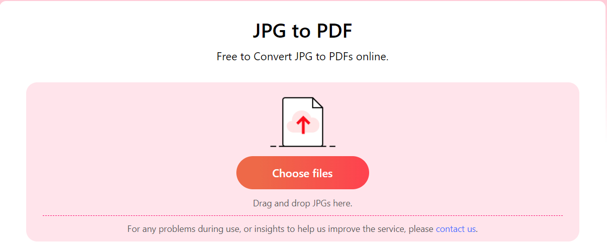 Upload JPG to PDFgear