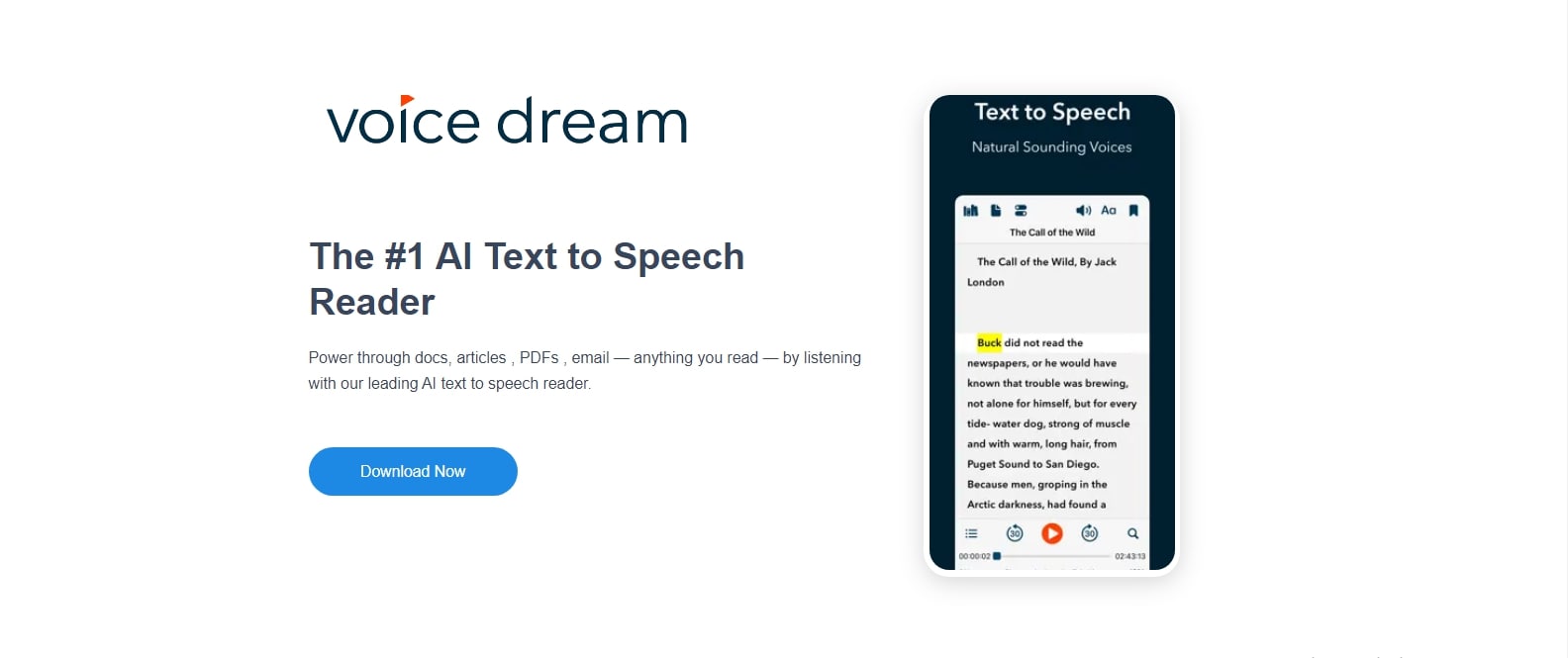 VoiceDream: Mobile Text to Speech
