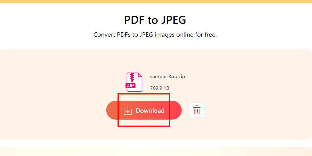 Download the Converted JPG