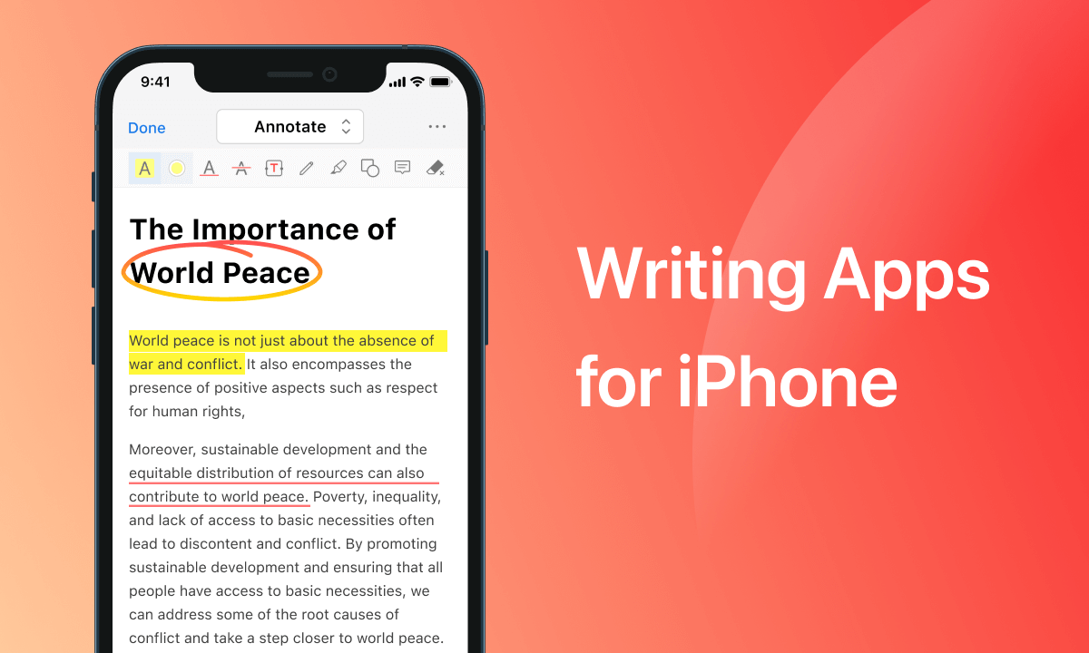 Top Writing Apps for iPhone 