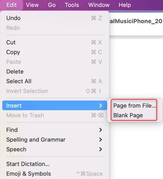 Tambahkan Halaman dalam PDF dengan Preview di Mac