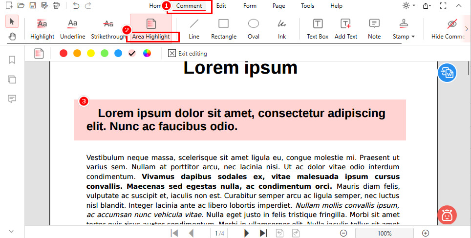 Sorot File PDF yang Dipindai dengan PDFgear