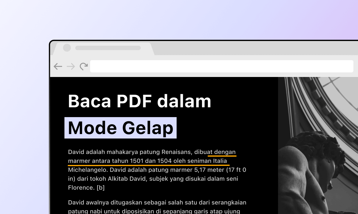 Cara Membaca PDF dalam Mode Gelap