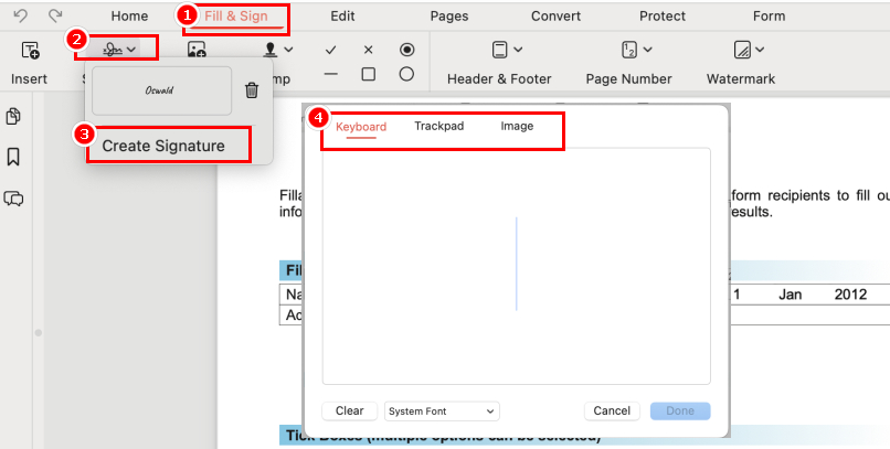 Buat Tanda Tangan dengan PDFgear