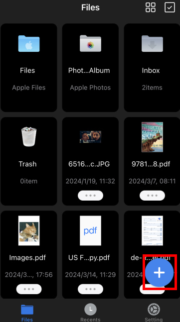 Pilih Formulir PDF dari iPhone