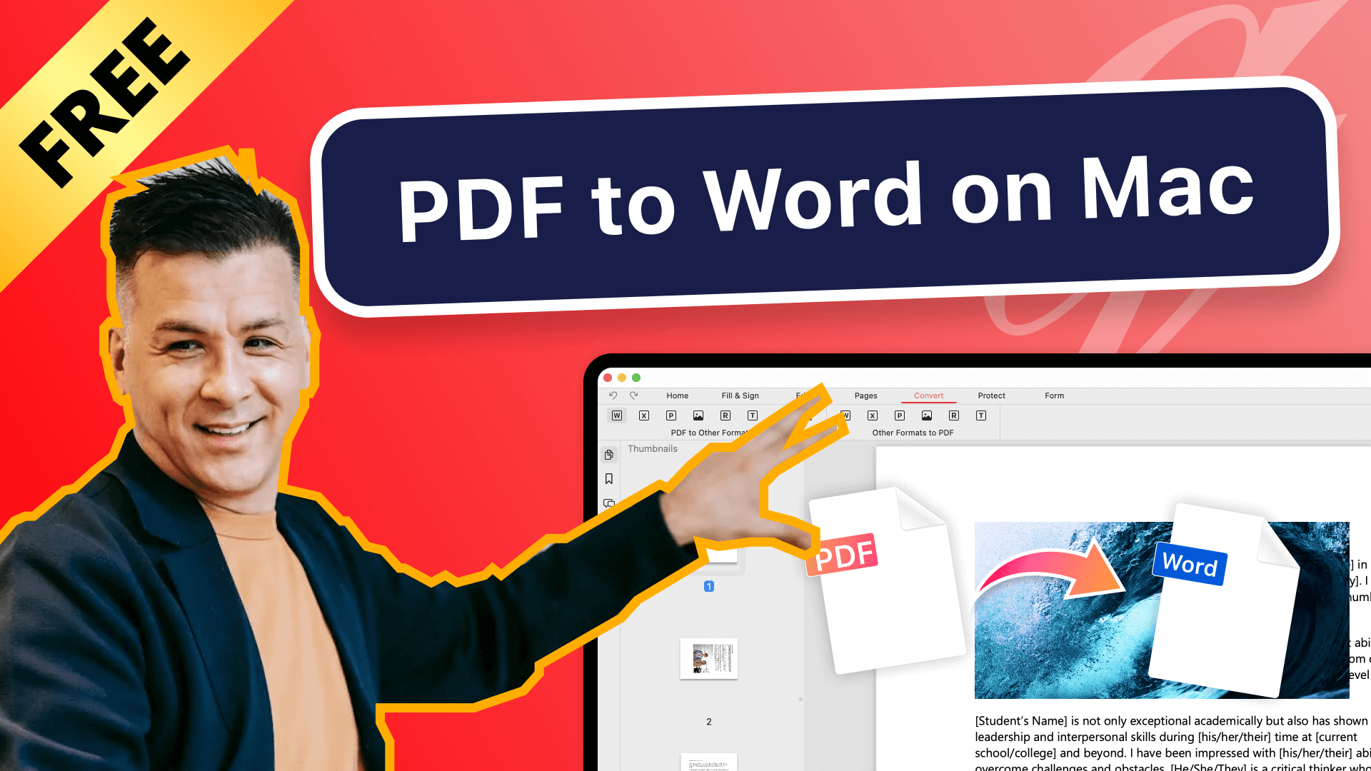 How to Convert PDF to Word on Mac