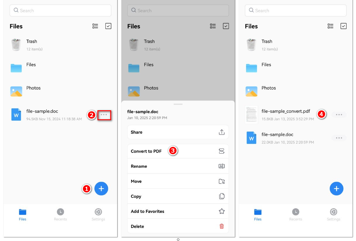 Konversi Word ke PDF di Android