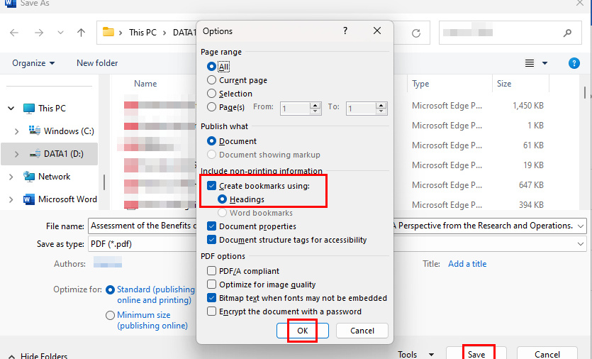 Buat Penanda Buku di Microsoft Word