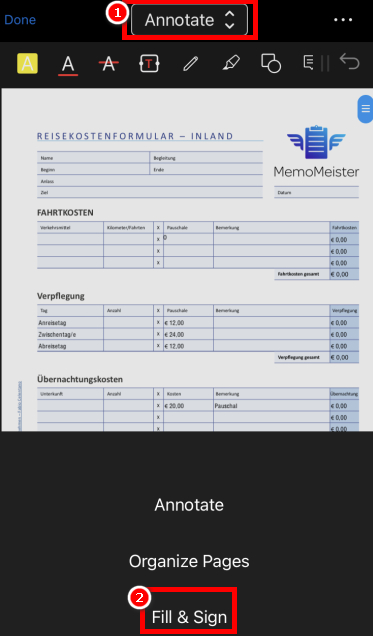 Ketuk Tombol Fill & Sign